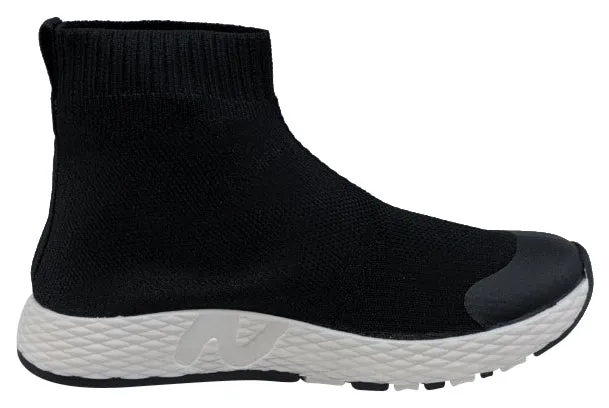 Naturino Boy's & Girl's Cables Calza High Top Sneakers, Nero-Bianco