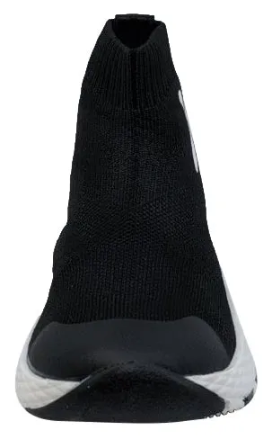 Naturino Boy's & Girl's Cables Calza High Top Sneakers, Nero-Bianco