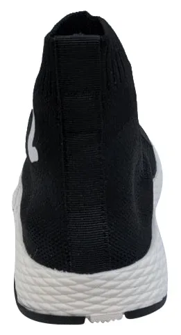 Naturino Boy's & Girl's Cables Calza High Top Sneakers, Nero-Bianco