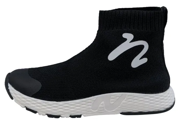 Naturino Boy's & Girl's Cables Calza High Top Sneakers, Nero-Bianco