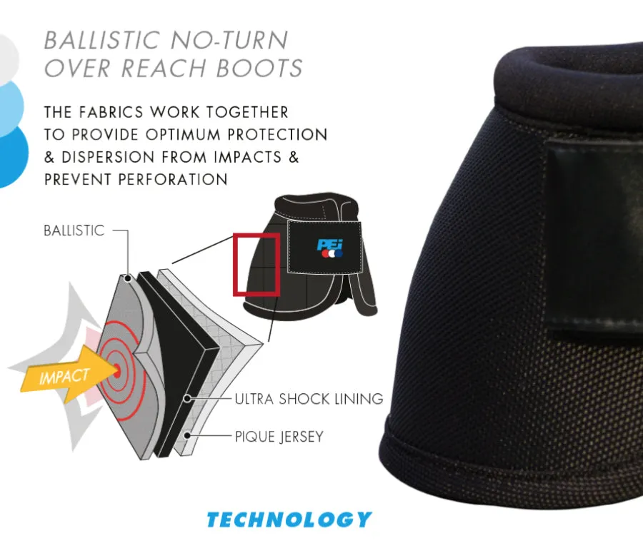 Premier Equine Ballistic No-Turn Over Reach Boots