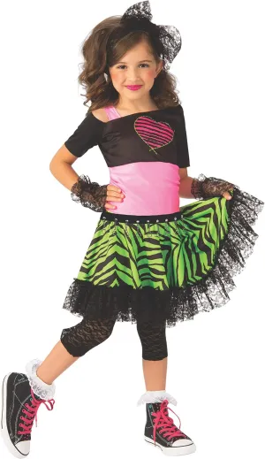 Rubie's Material Girl 1980s Girls Costume