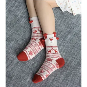 Santa Clause Deer Socks