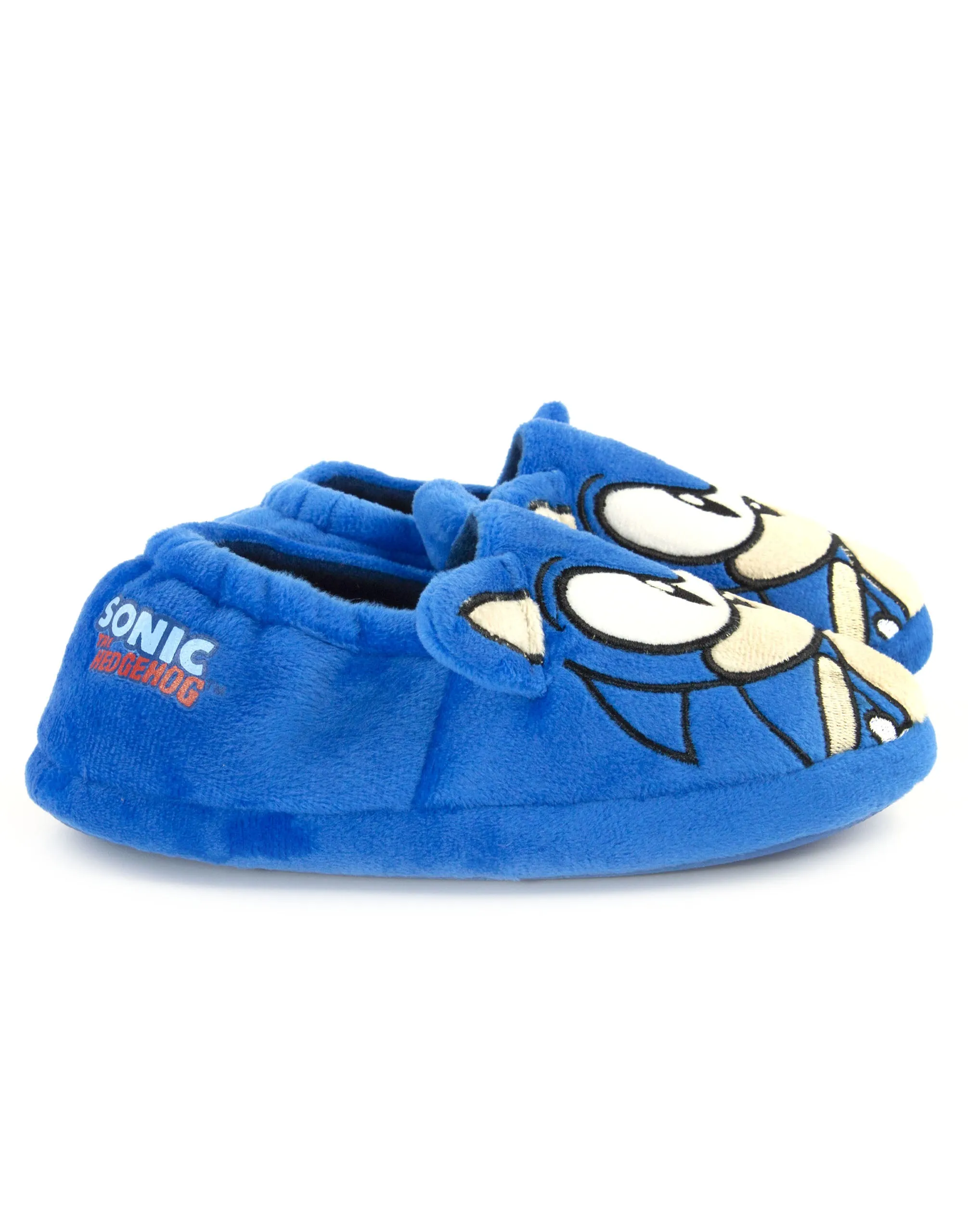 Sonic the Hedgehog Boys Blue 3D Slippers