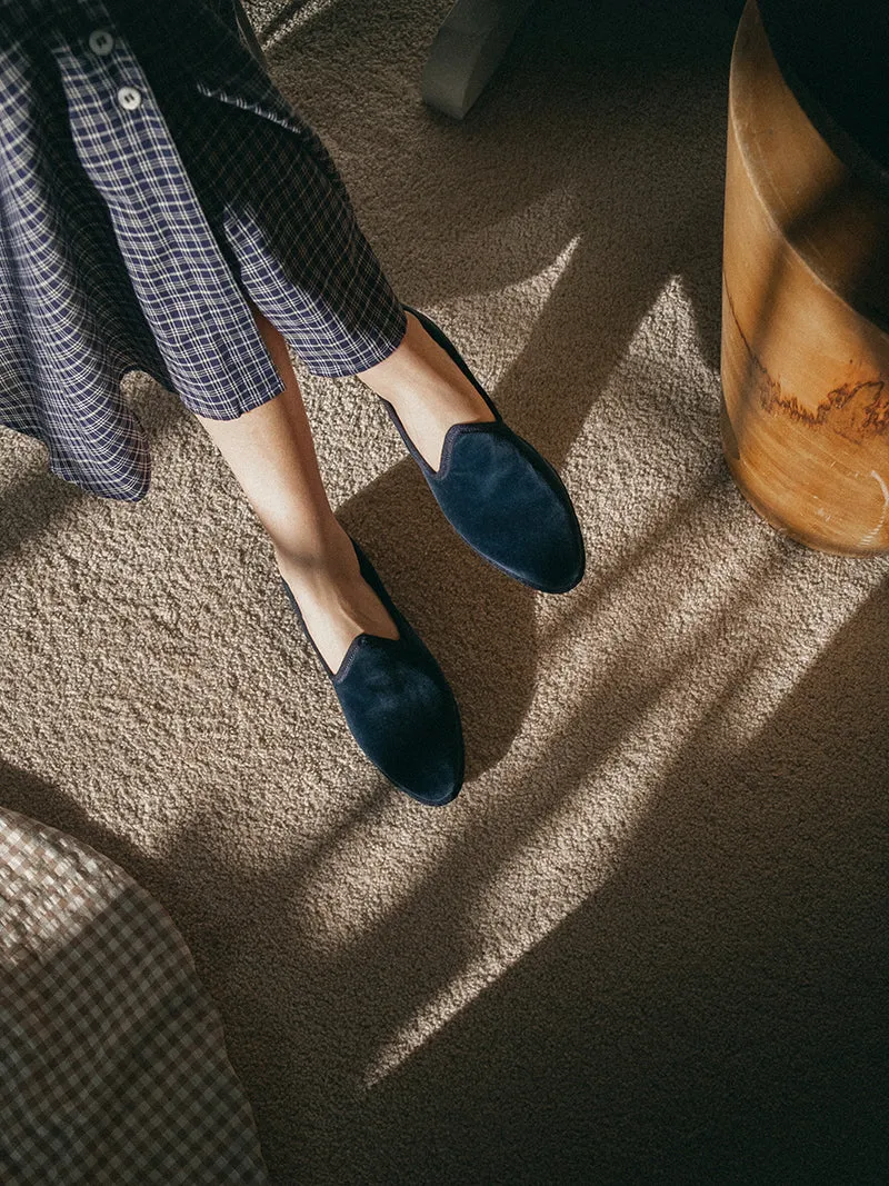 The Sunday Shoe - Closed - Velluto Blu Notte
