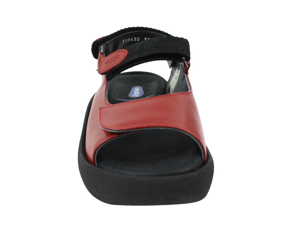 Wolky Sandals Jewel Red
