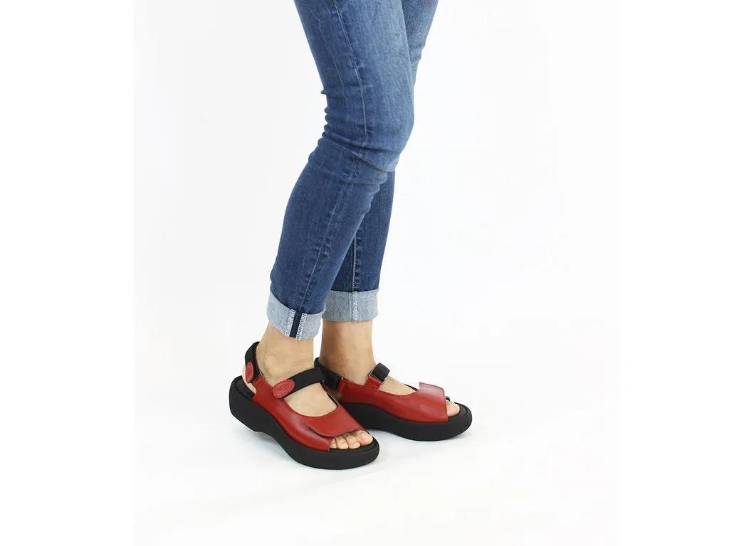 Wolky Sandals Jewel Red