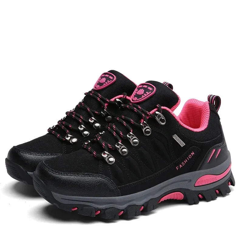 Women Outdoor Hiking Mountain Shoes Camping Climb Footwear Outdoor Walking Trainers Anti-slip Sneakers - WHS50179