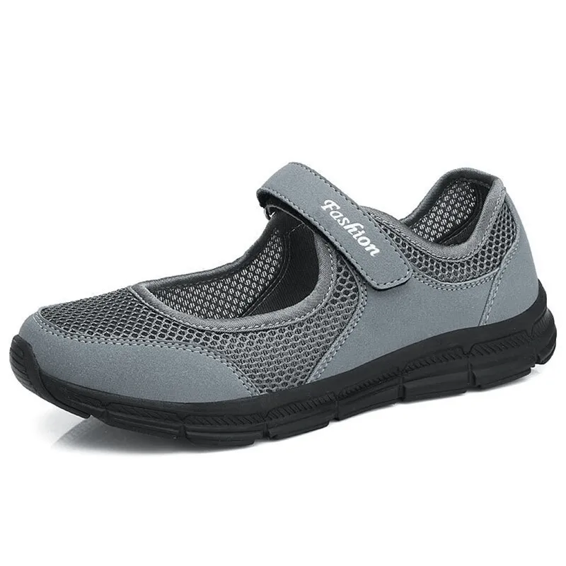 Women's Breathable Vulcanized Flat Shoes / Super Light Mesh Sneakers - SF1367
