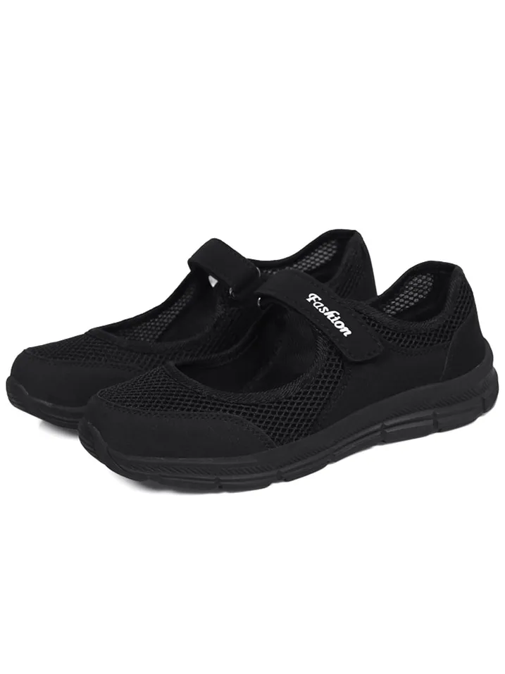 Women's Breathable Vulcanized Flat Shoes / Super Light Mesh Sneakers - SF1367