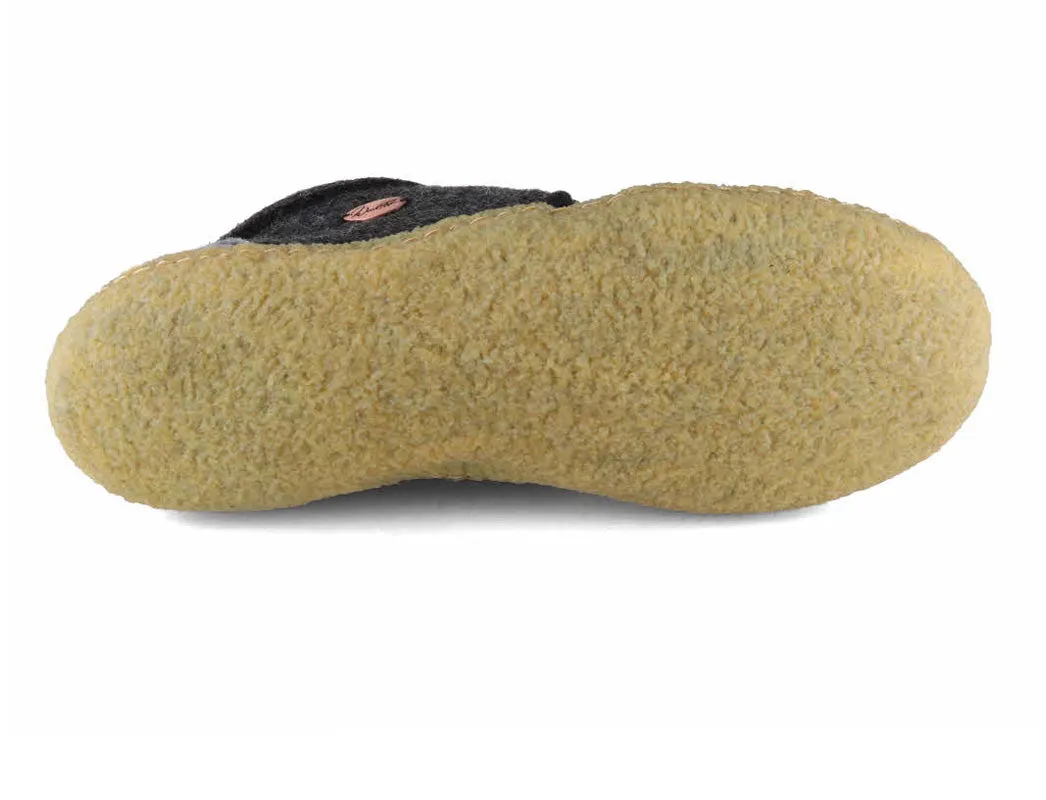 WoolFit® Barefoot Slippers Nomad, dark gray