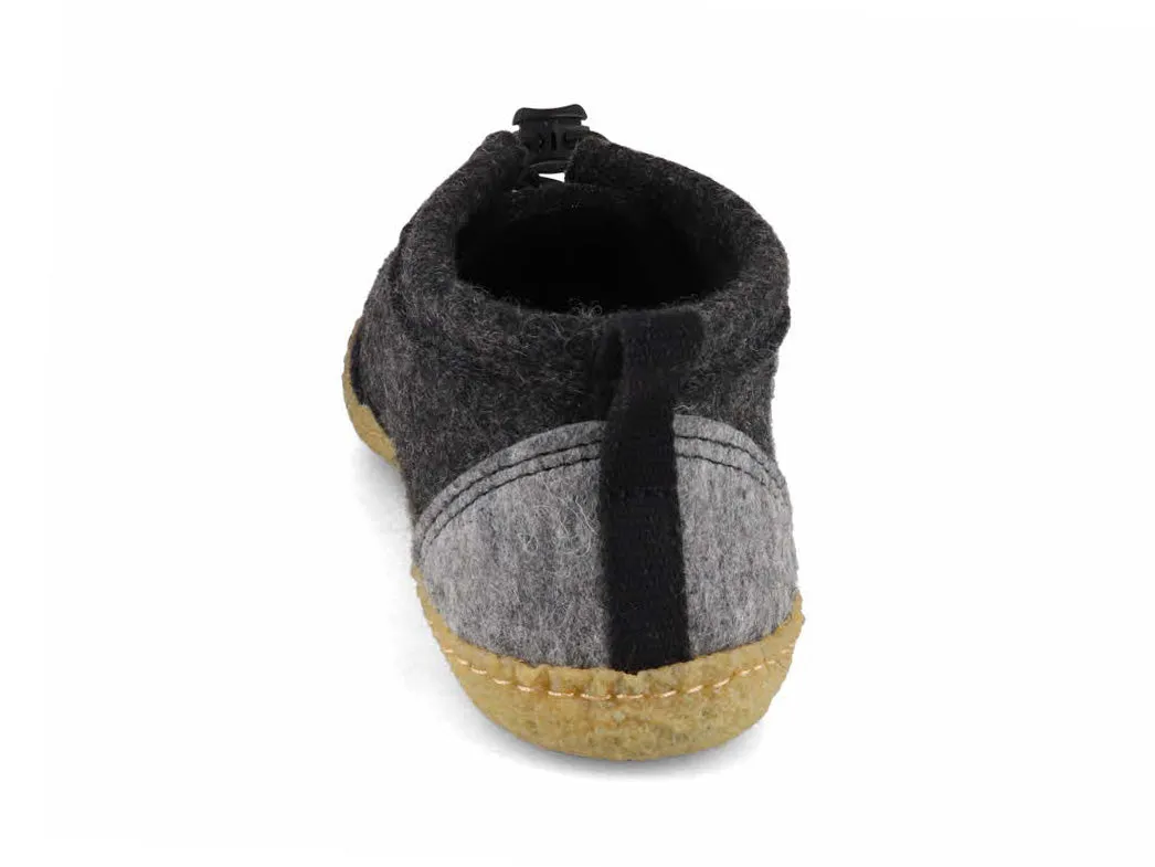 WoolFit® Barefoot Slippers Nomad, dark gray
