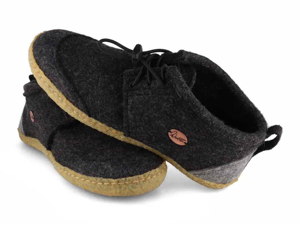WoolFit® Barefoot Slippers Nomad, dark gray