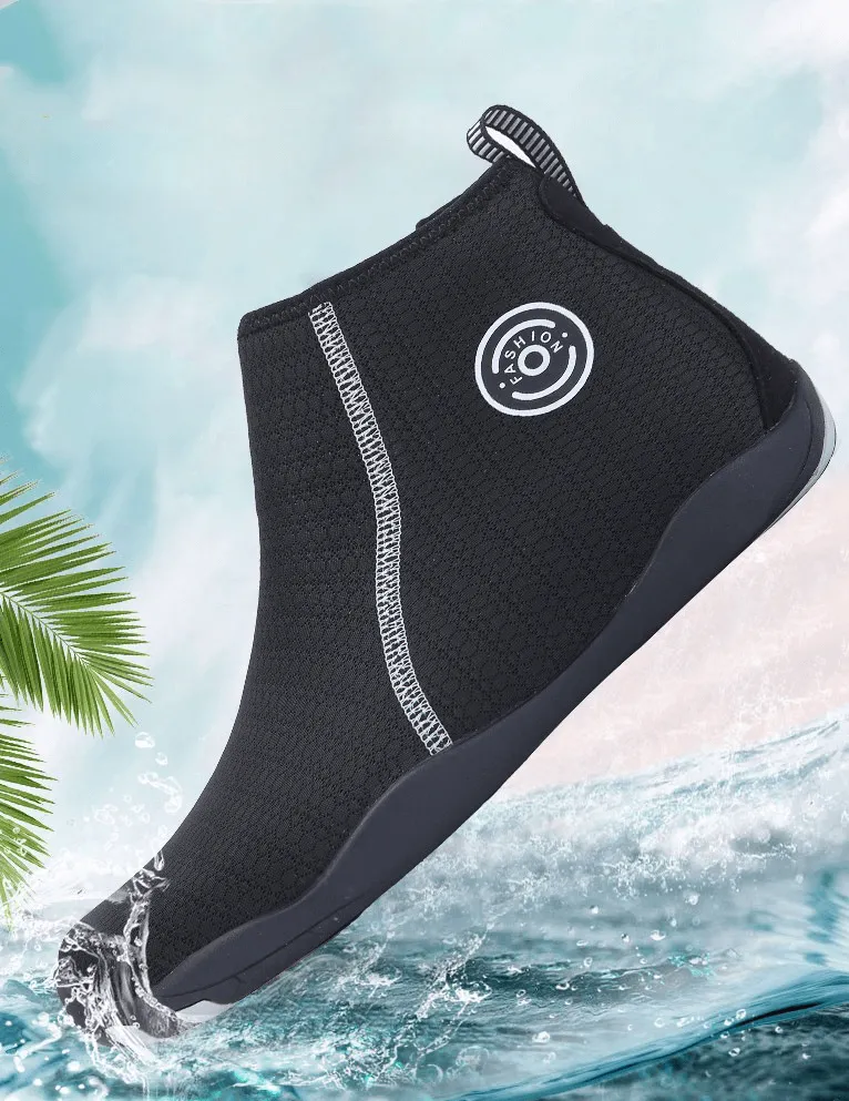 Zipper Breathable Water Shoes for Swimming / Outdoor Sports Sneakers - SF1191