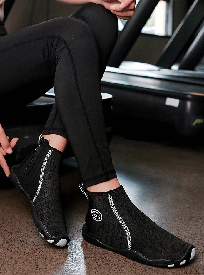 Zipper Breathable Water Shoes for Swimming / Outdoor Sports Sneakers - SF1191